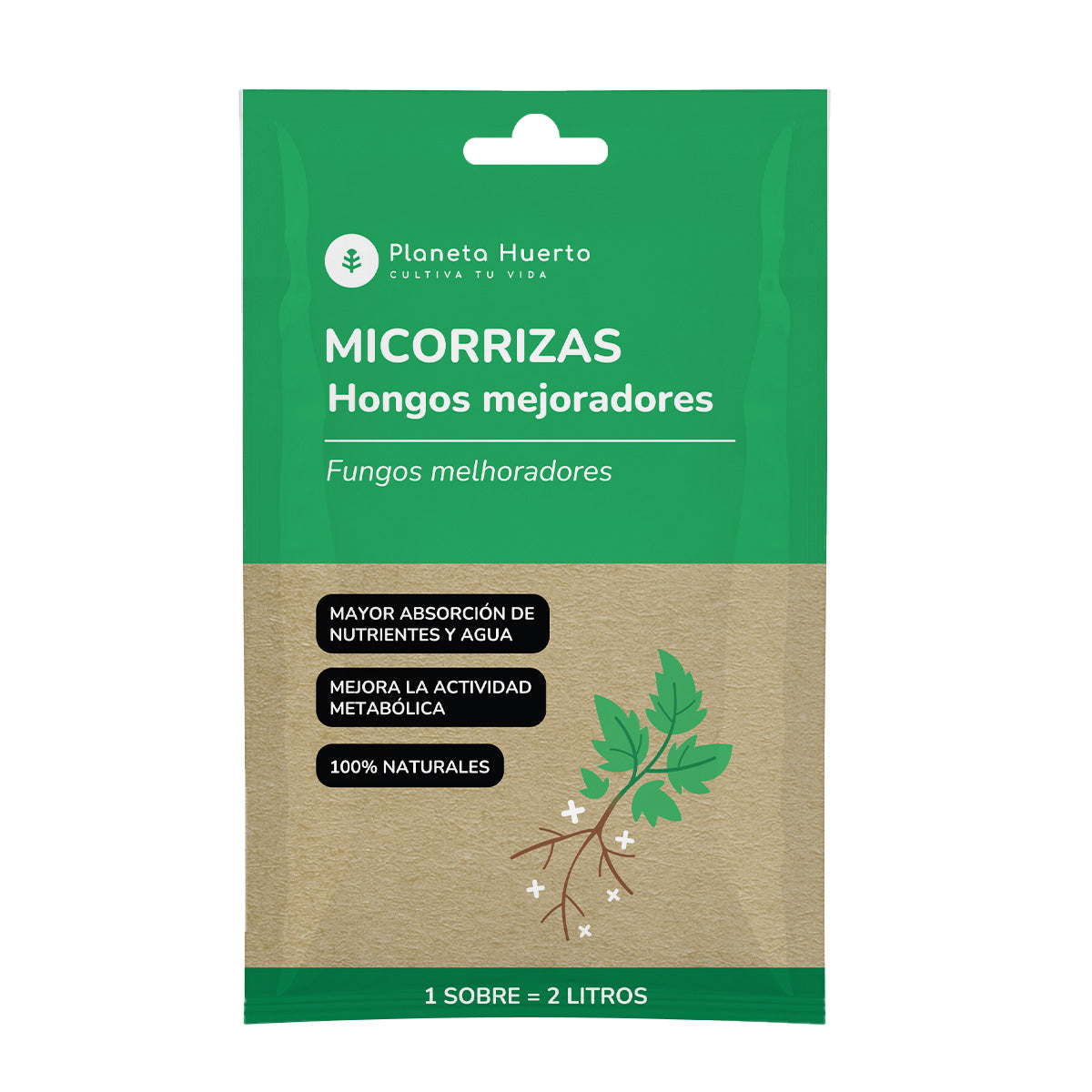Packung Mykorrhiza Planeta Huerto 5 Stück für 10 l