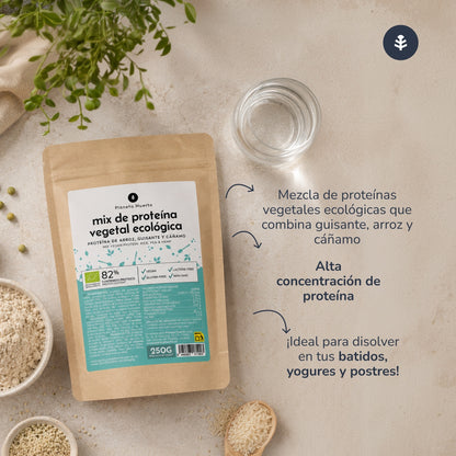 Vegane Proteinmischung für Sportler Planeta Huerto 250 g