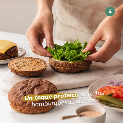 Eiweiß-Hamburgerbrötchen Planeta Huerto, 2 x 80 Gramm
