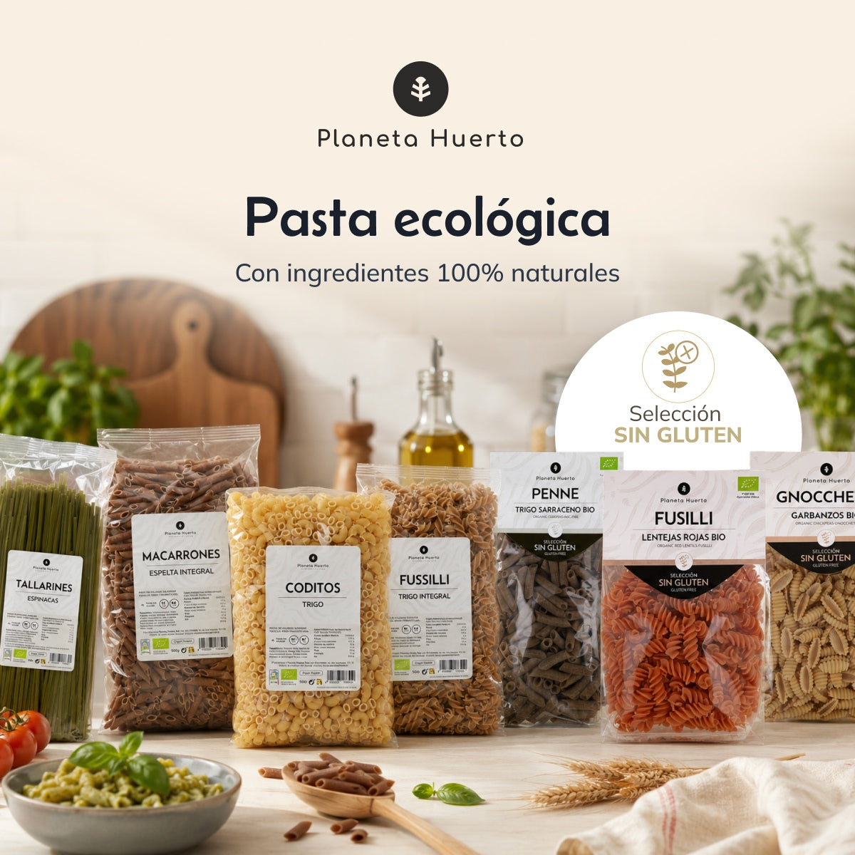 Nudeln nº0 aus Weizen ECO Planeta Huerto 500gr