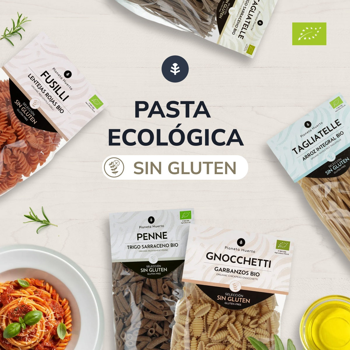 Glutenfreie Vollkorn-Reisnudeln ECO Planeta Huerto 500 g