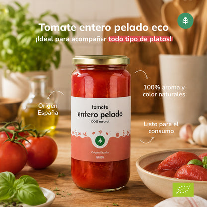 Ganze geschälte Tomate ECO Planeta Huerto 660 g