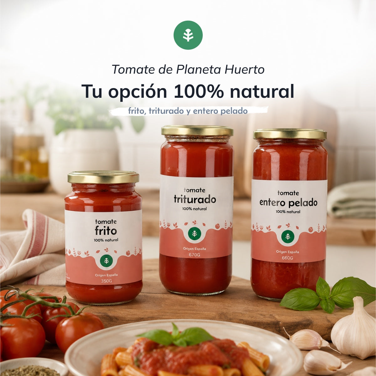 Zerkleinerte Tomate ECO Planeta Huerto 670 g